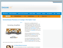 Tablet Screenshot of bracesinfo.com